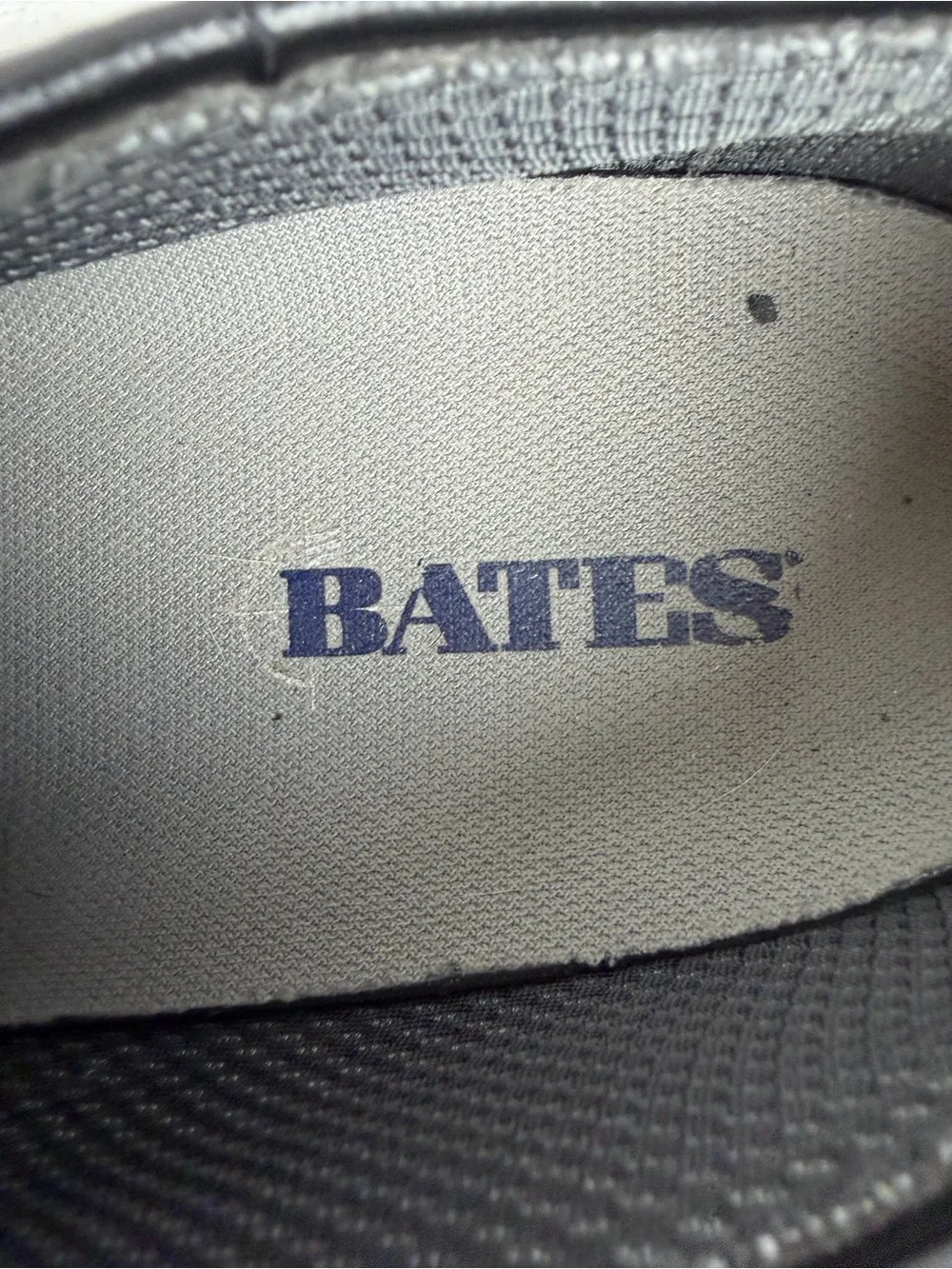 Bates Men's Leather Uniform Oxfords black leather size 10.5 Wide 3E